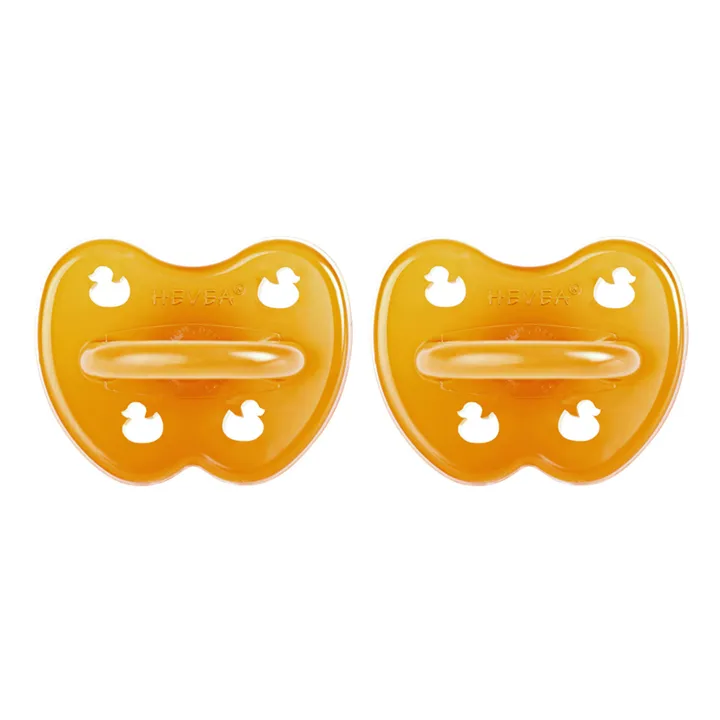 Hevea Tétines symétriques en caoutchouc naturel - Lot de 2
