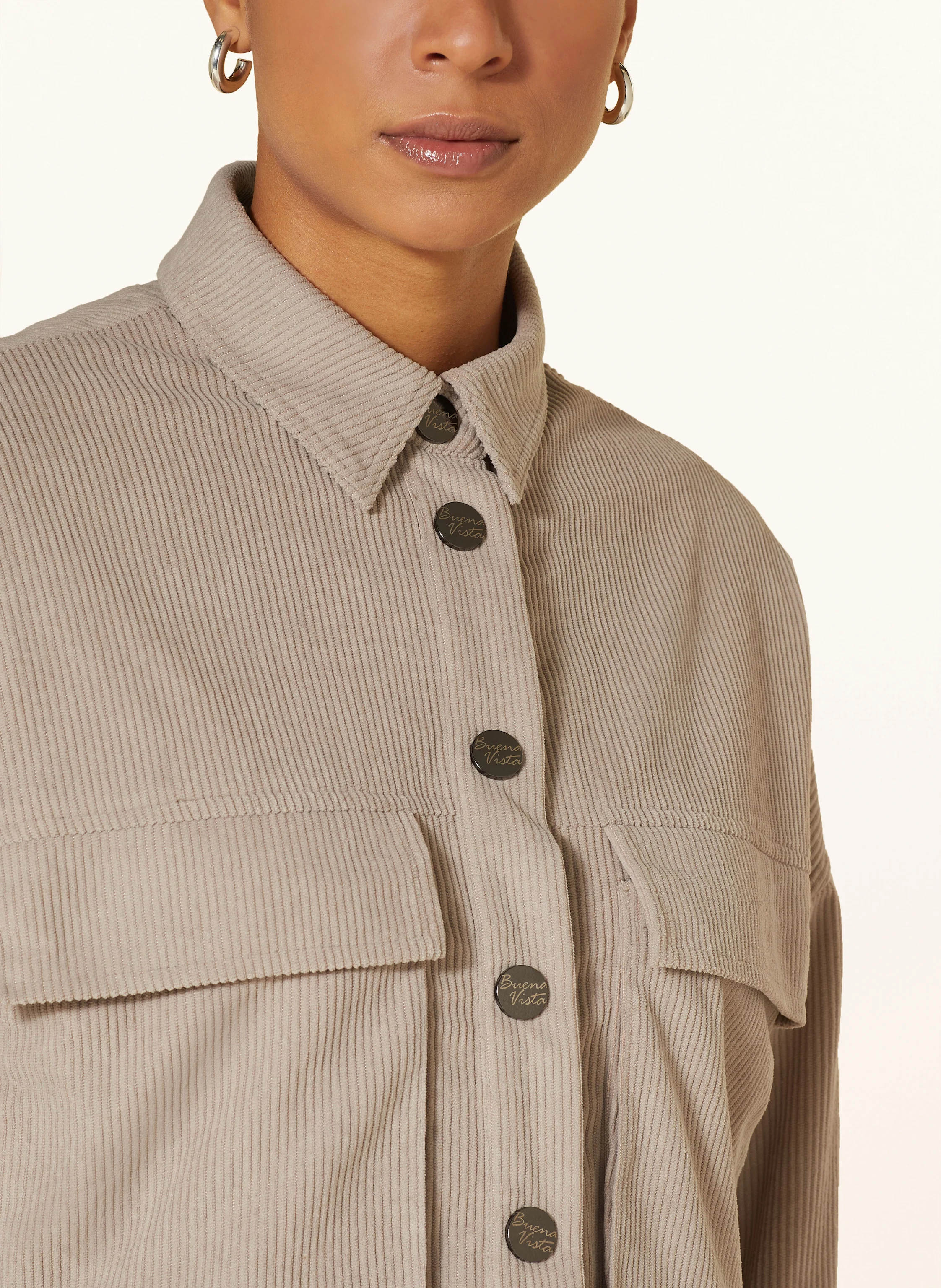 Buena Vista Cropped-Overshirt SCARLETT