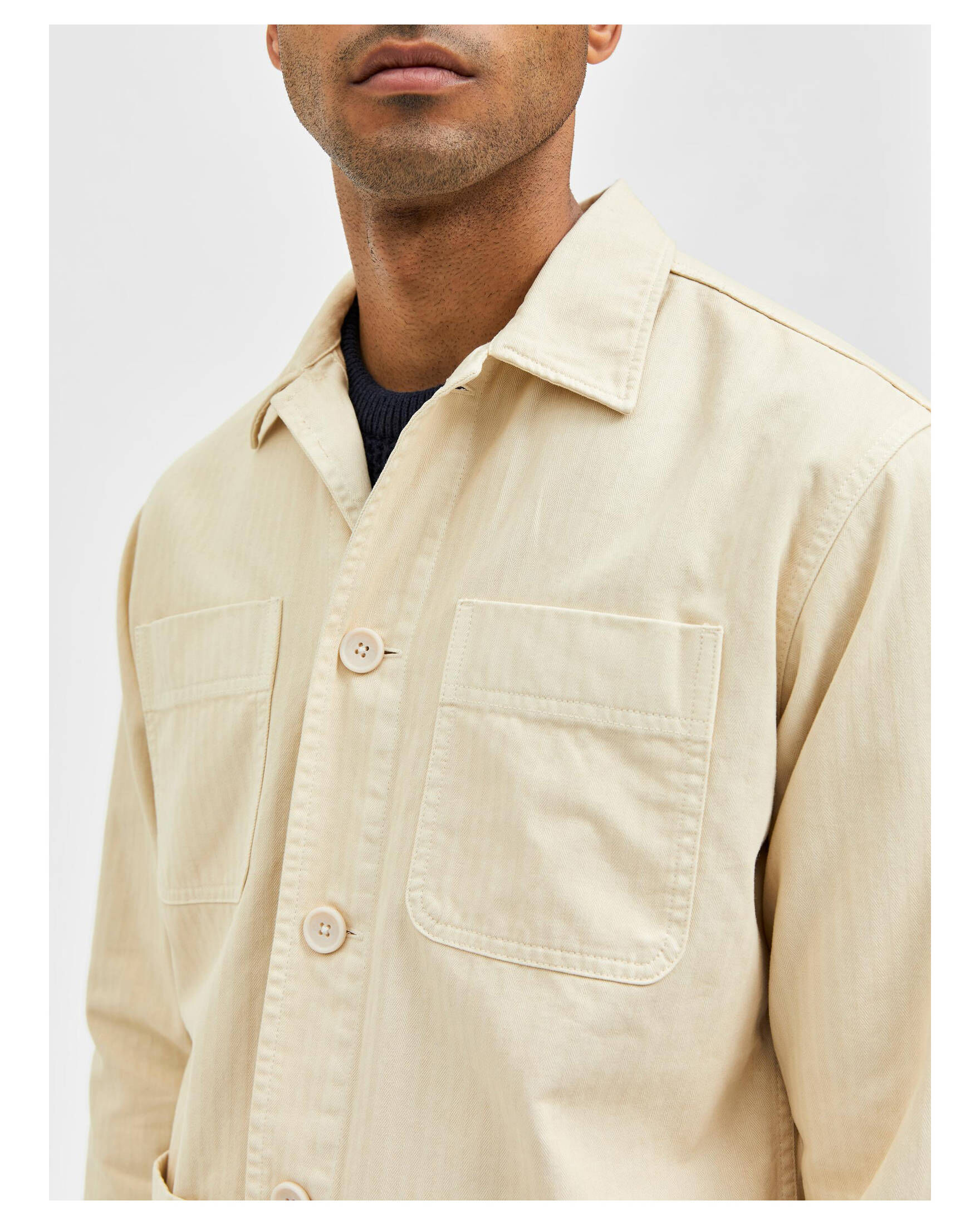 Selected Homme| Herren Hemdjacke TONY OVERSHIRT Loose Fit