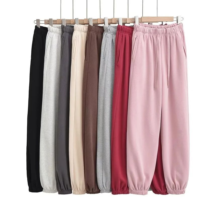 Flotto - Effen harem-joggingbroek met trekkoord in de taille