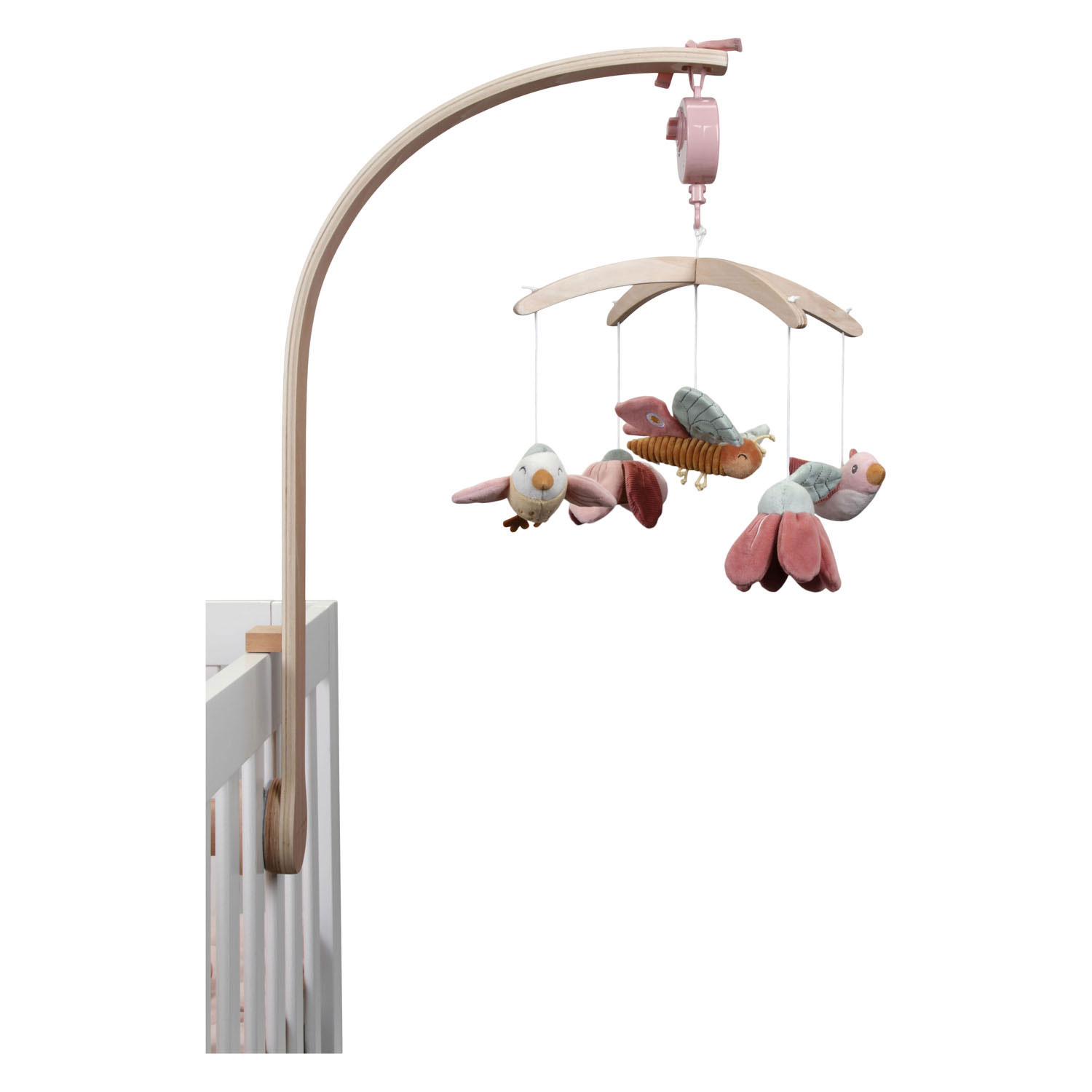 Little Dutch Houten Muziekmobiel Flowers & Butterflies FSC