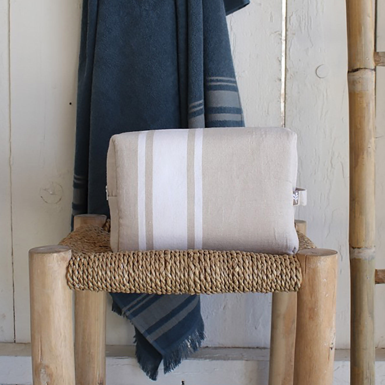 Febronie Trousse St Tropez taupe - 22x15 cm
