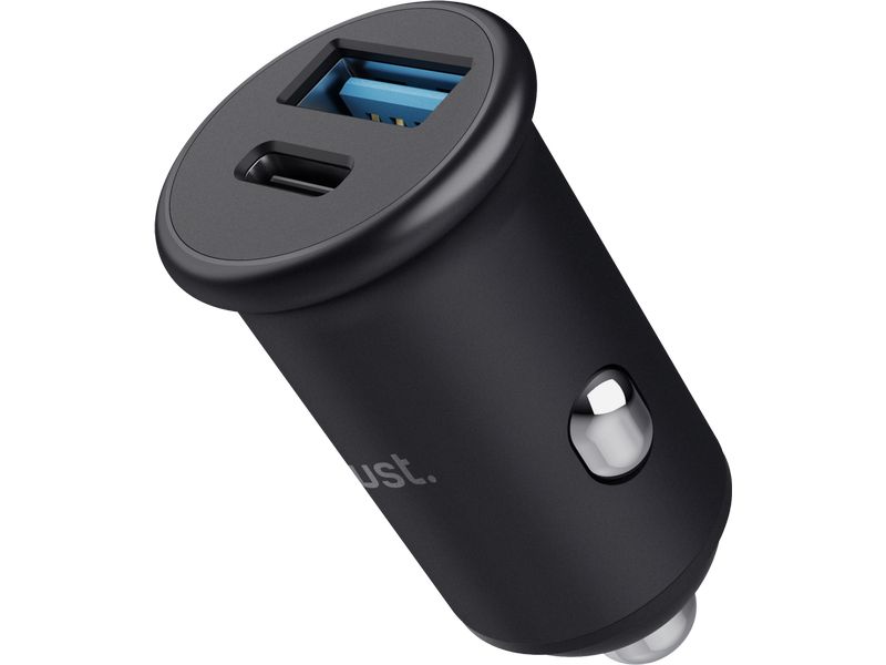 Trust Autoladegerät Maxo 38W PD Schnellladegerät für das Auto mit zwei USB-Anschlüssen