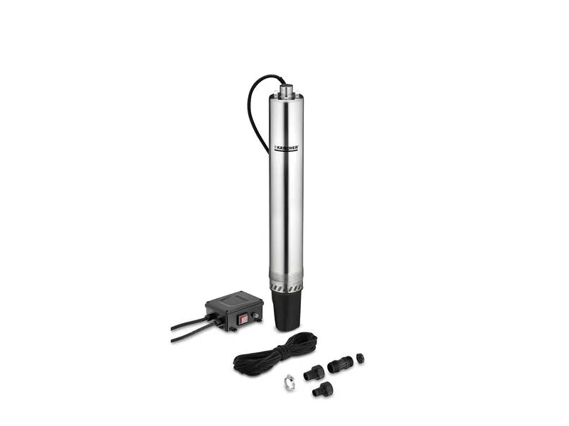 Kärcher BP 6 Deep Well, 1000 W, 5,5 bar, 5000 l/t, Sort, Metallic