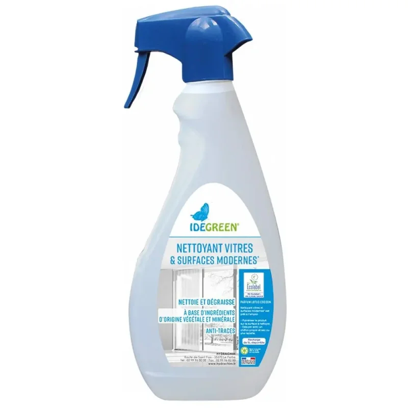 IDEGREEN - Nettoyant vitres & surfaces Ecolabel - 750ml