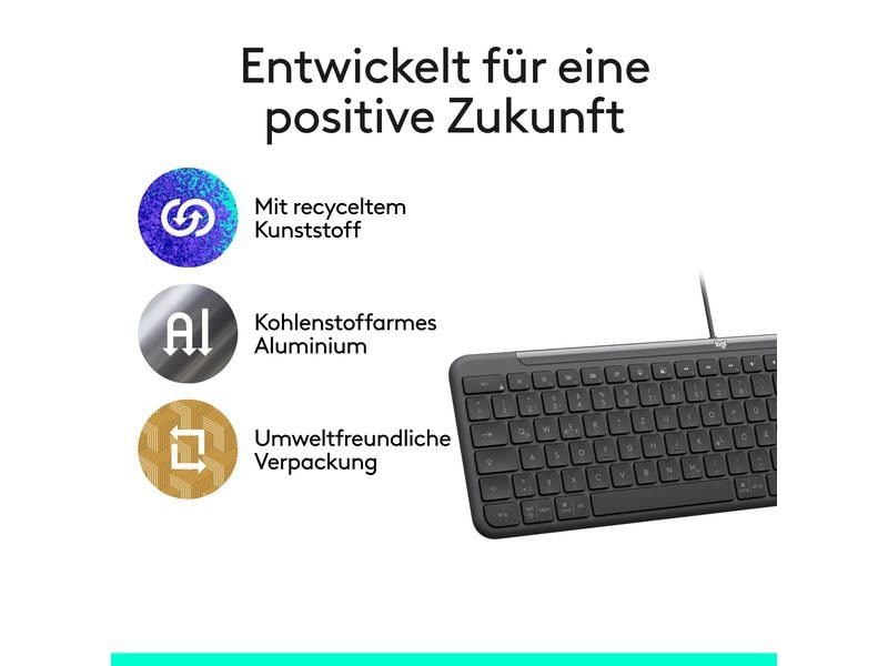 Logitech Tastatur K620 for Business Kabelgebundene Tastatur für Unternehmen