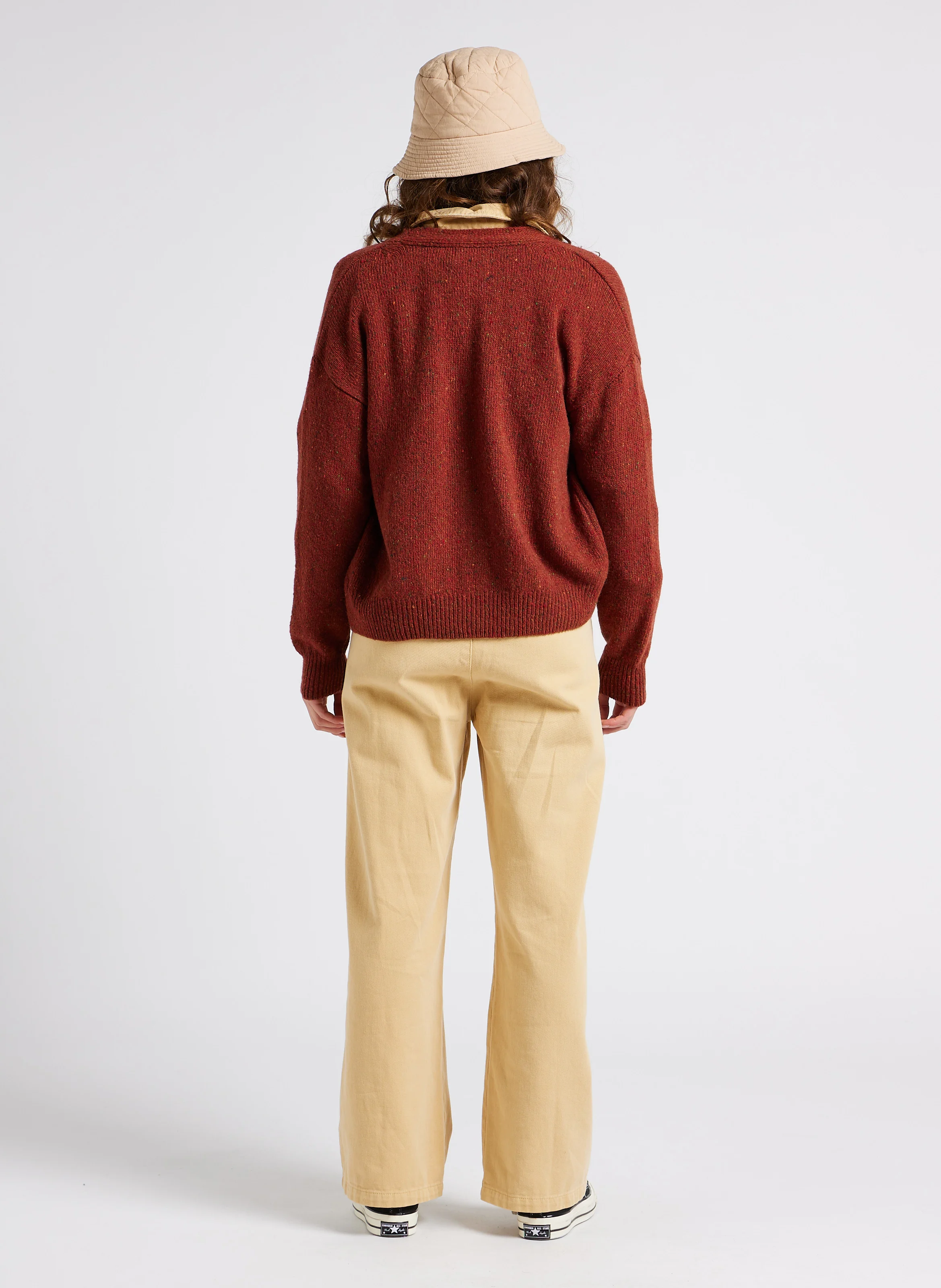 Combinaison col classique en coton| Marron