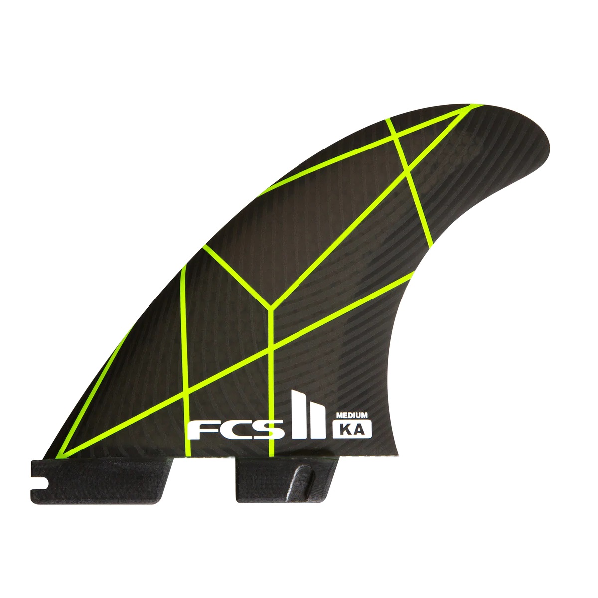 FCS FCS II KA PC Black / Acid - Large Thruster Fin