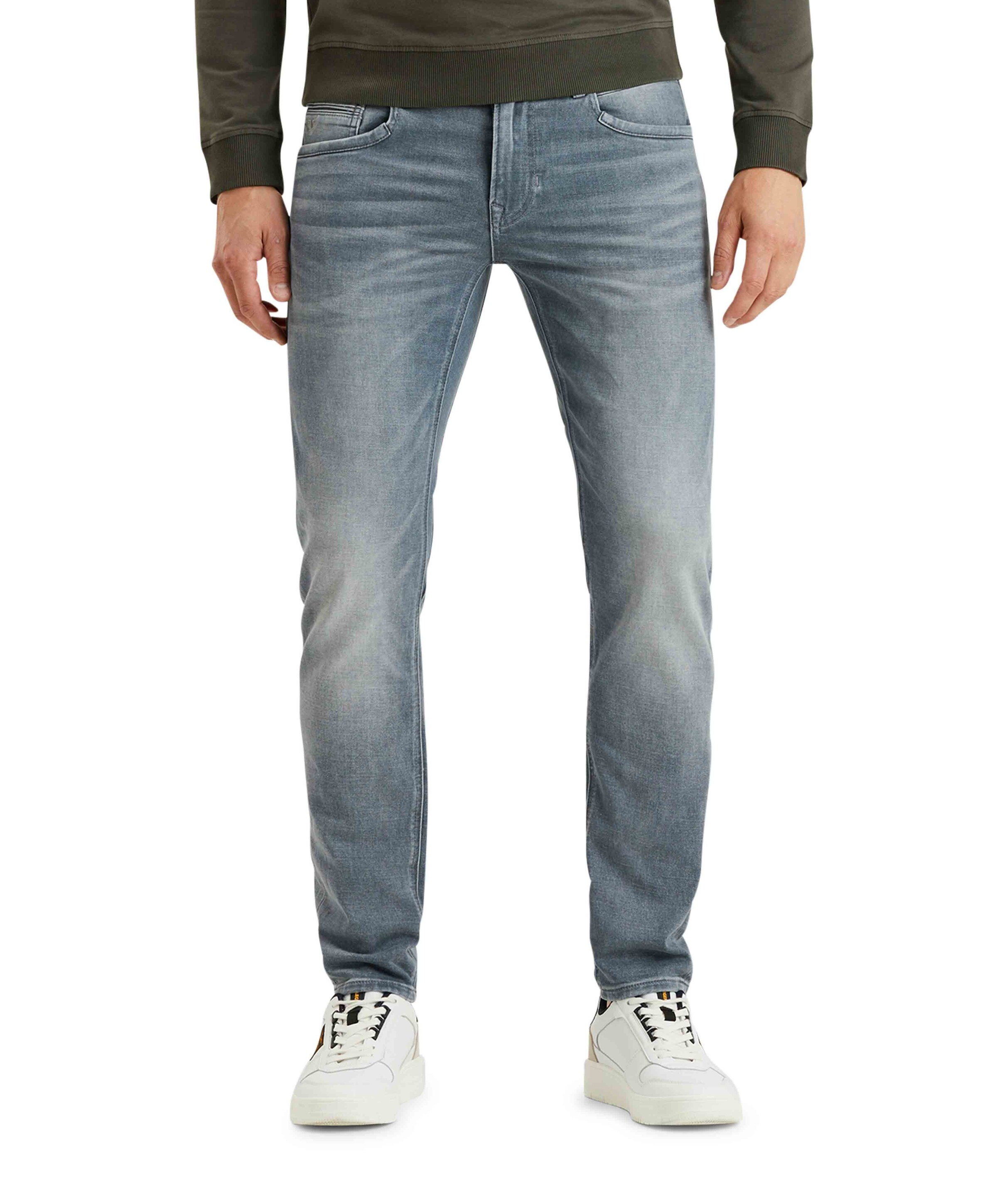 PME Legend TAILWHEEL LIGHT GREY MID heren jeans grijs