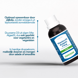 Bonusan Vitamine D3 5 mcg Druppels Duoverpakking 2x30ML
