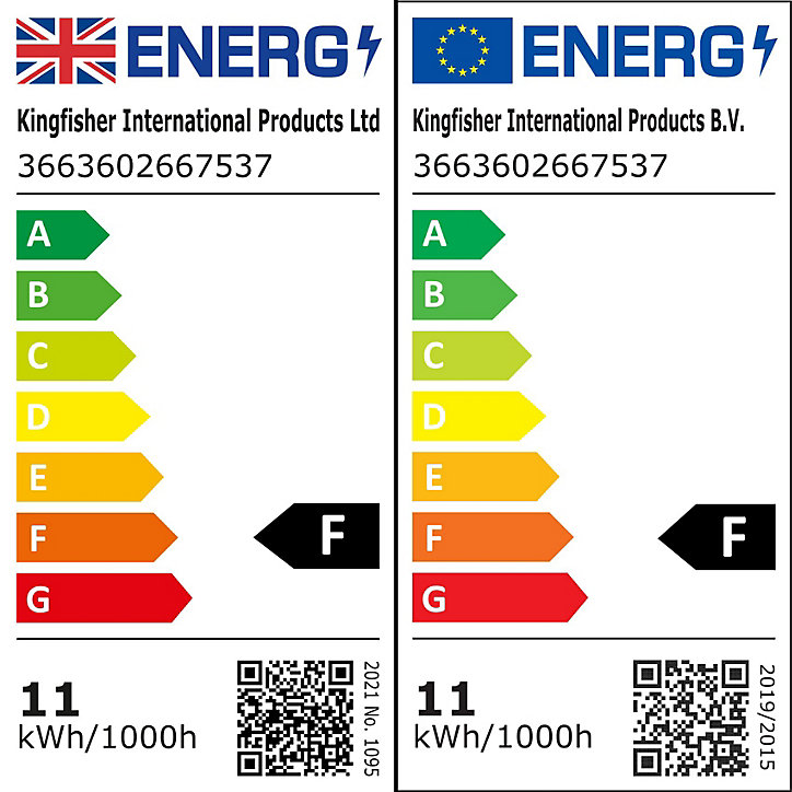 Ampoule LED Diall GLS B22 10,5W=75W blanc chaud