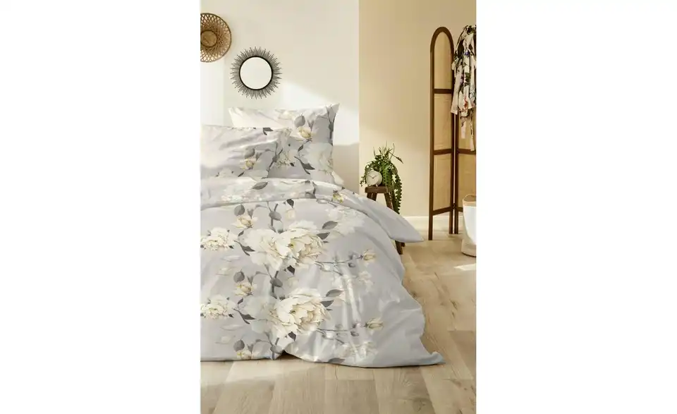 Biber Bettwäsche-Set Ocker 200 cm 135 cm