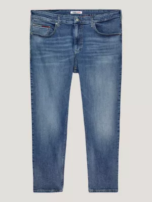 Além disso, calça jeans skinny desbotada Simon