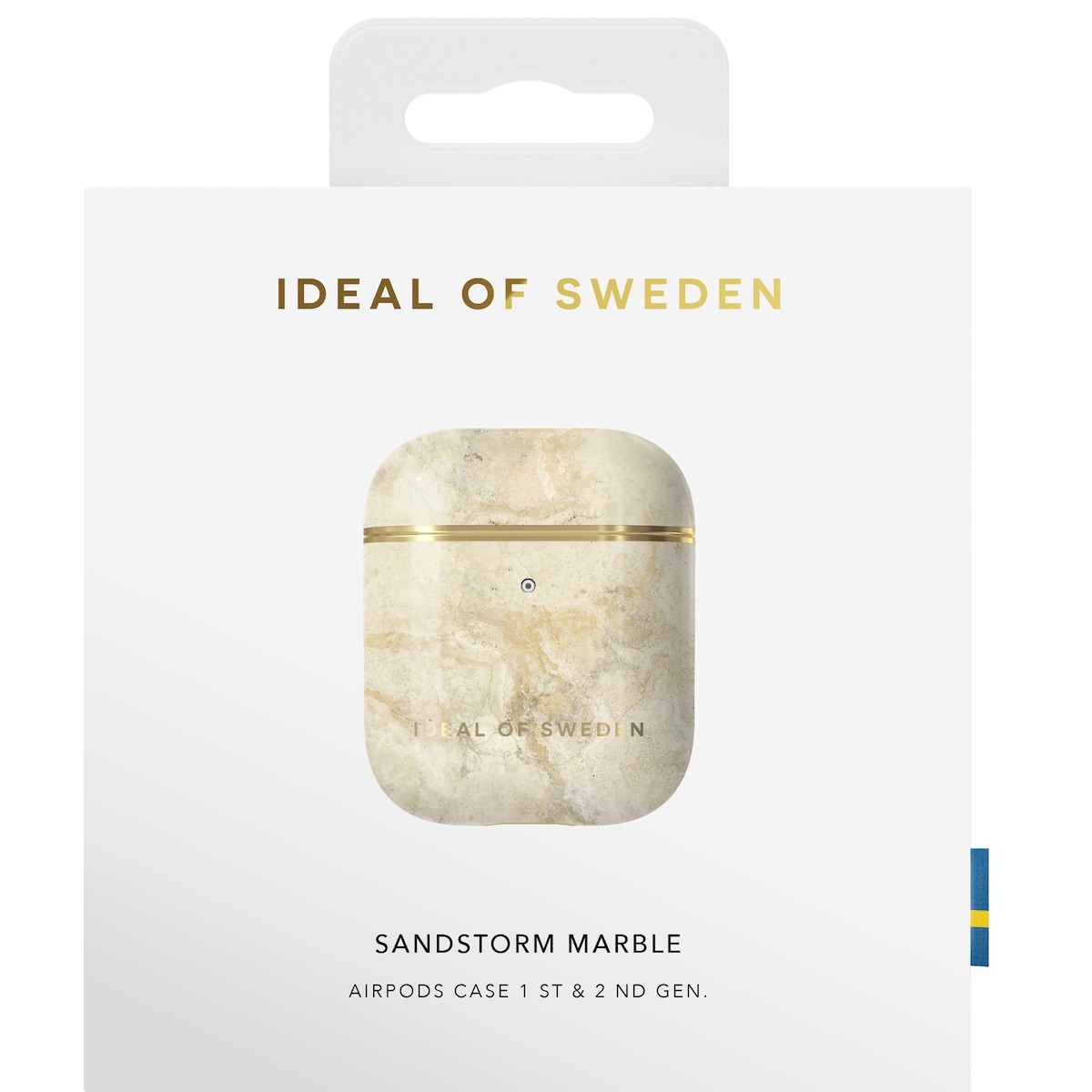 iDeal of Sweden AirPods Gen 1/ 2 deksel (Sandstorm Marble)