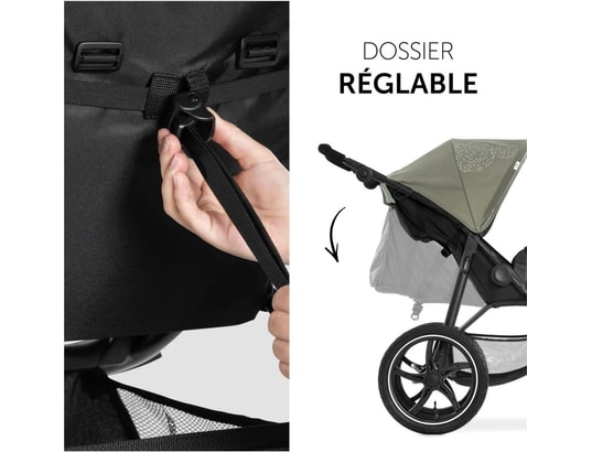 HAUCK - Poussettes jogger runner 2 mickey mouse olive
