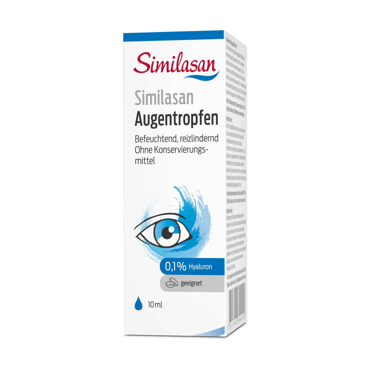 SIMILASAN Augentropfen 0.1 %<br>10 ml, Flasche, Augentropfen, Lösung, Hyaluron