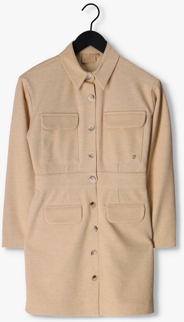 JOSH V beige josh v mini jurk alita