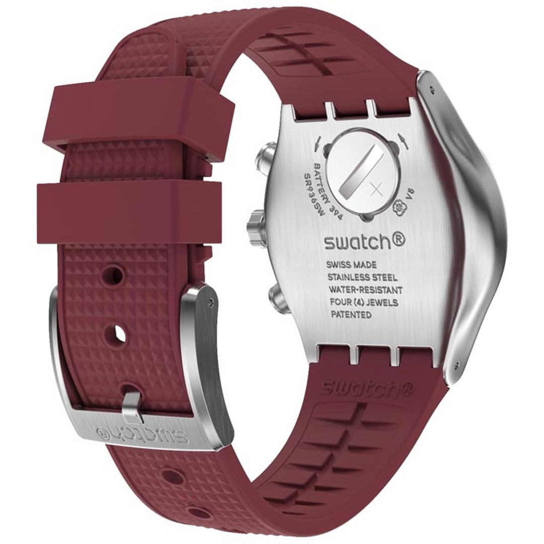 Swatch Irony Chrono Wine Grid
