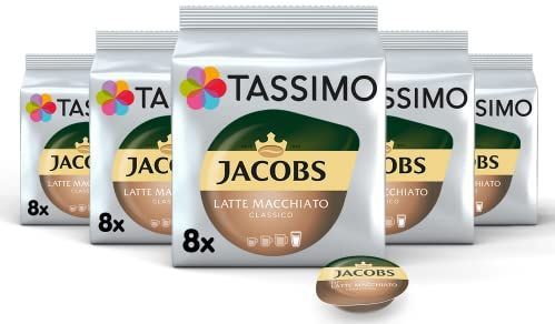 Tassimo - Jacobs Type Latte Macchiato Classico - Koffiespecialiteit T-discs - 5-pack - 5 x 264 g