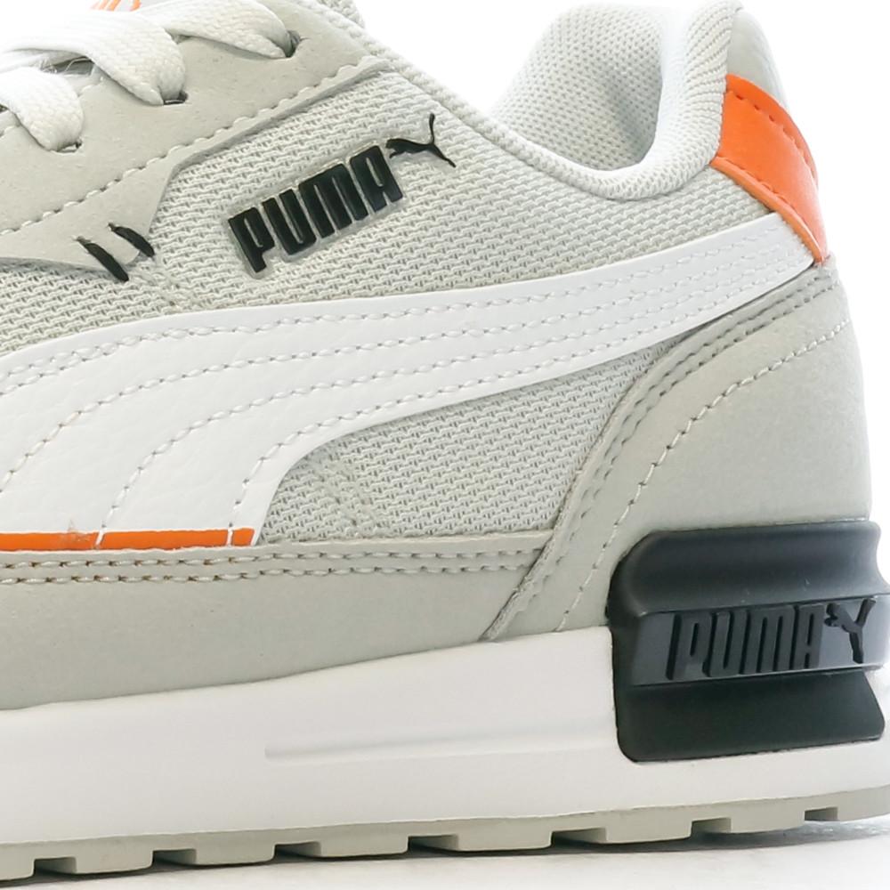 Puma Baskets Gris/Orange Garçon Puma Graviton
