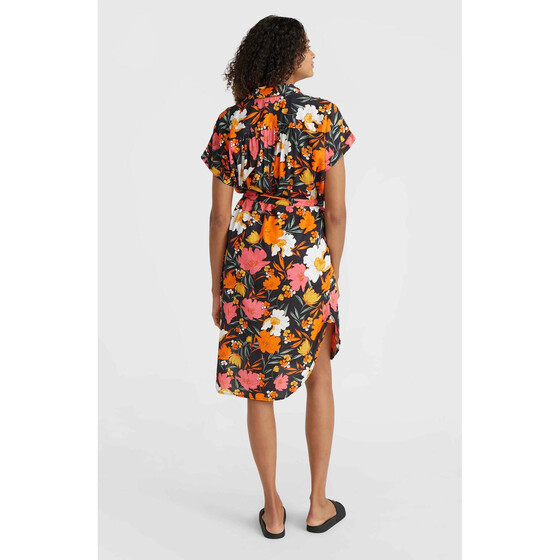 O'Neill Cali Beach Shirt Dress Black Bluemchen Women SU24