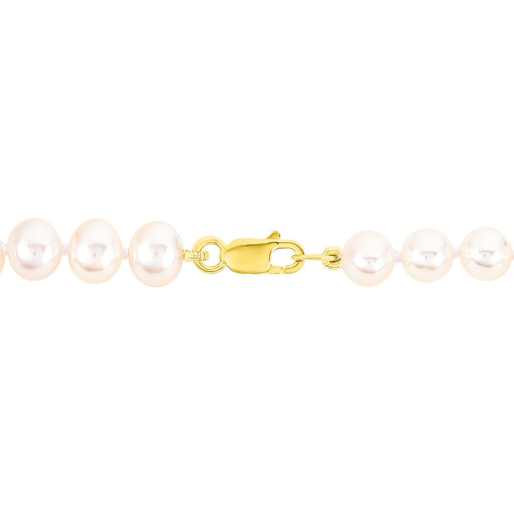 Bracelet Merrane Or Jaune Perle De Culture
