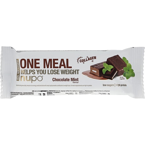 Måltidserstatningsbar m. chokolade og mint