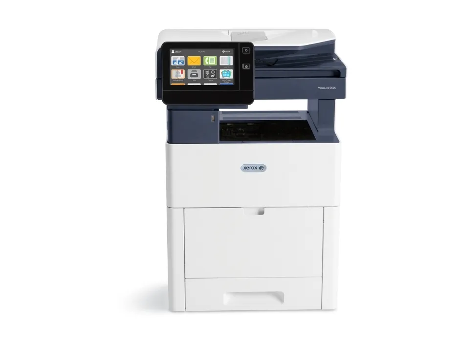 Xerox VersaLink C505/X - Multifunktionsprinter - farve - LED - 216 x 356 mm (original) - A4/Legal (medie) - op til 43 spm (kopiering) - op til 43 spm (udskriver) - 700 ark - 33.6 Kbps - Gigabit LAN, USB vært, NFC, USB 3.0 - Sold