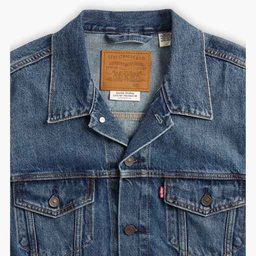 Levi's Trucker Denimjakke, Waterfalls Blue, S