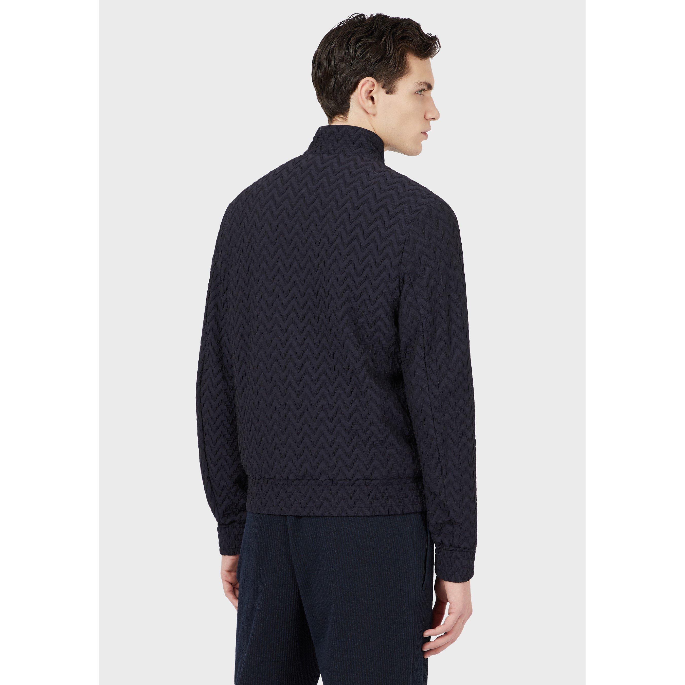 Emporio Armani Textured Zip Jacket