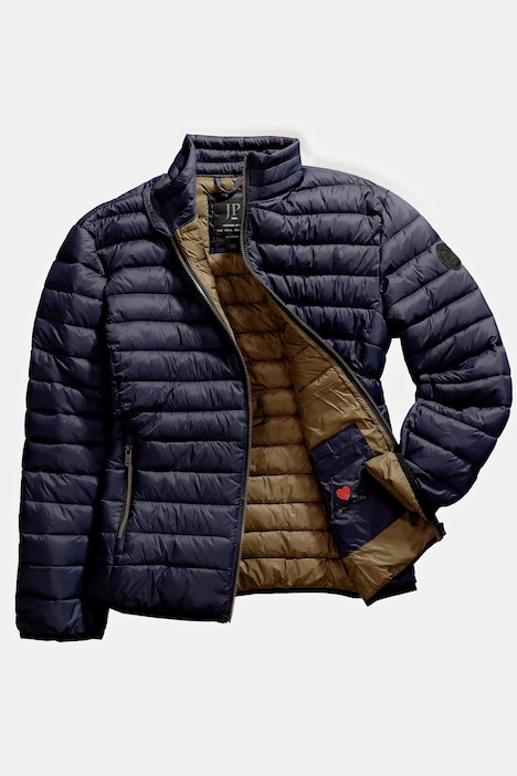 Steppjacke, kontrastfarbiges Futter, leicht und warm