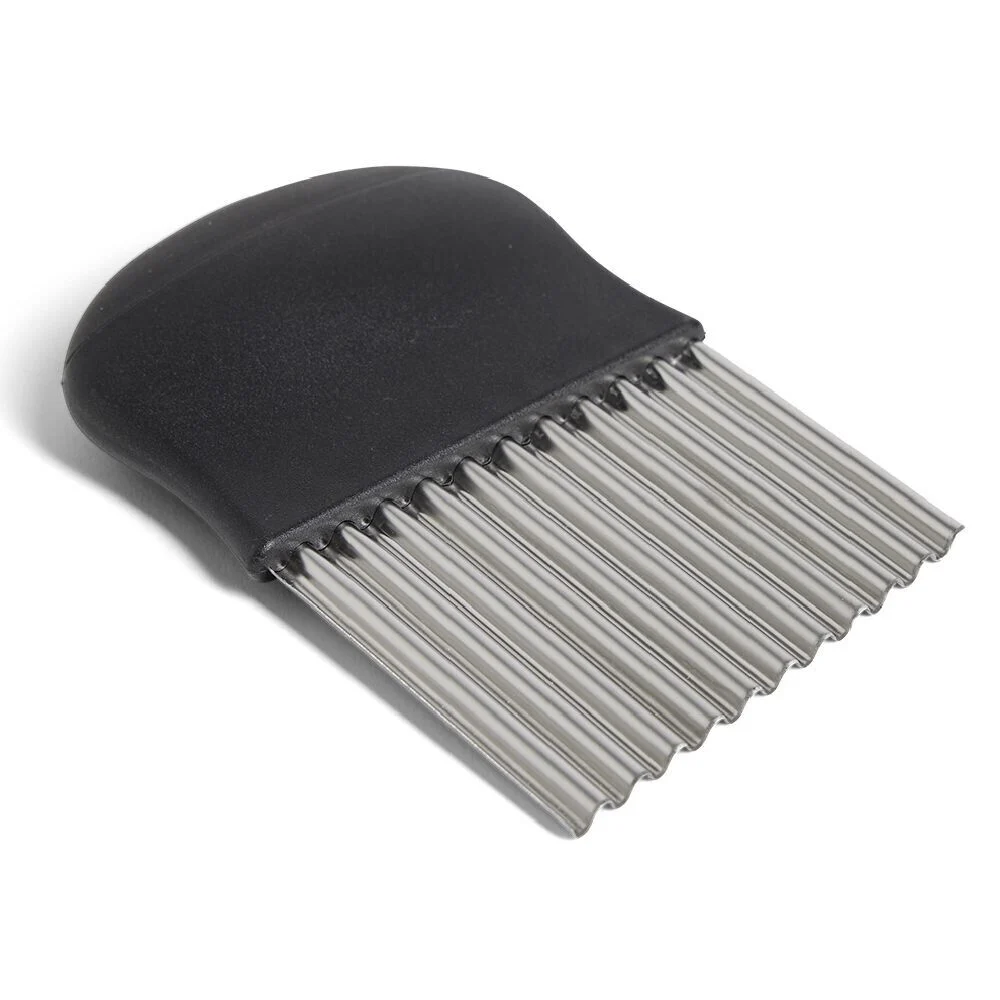 Coupe-pommes de terre lame ondulée inox et plastique