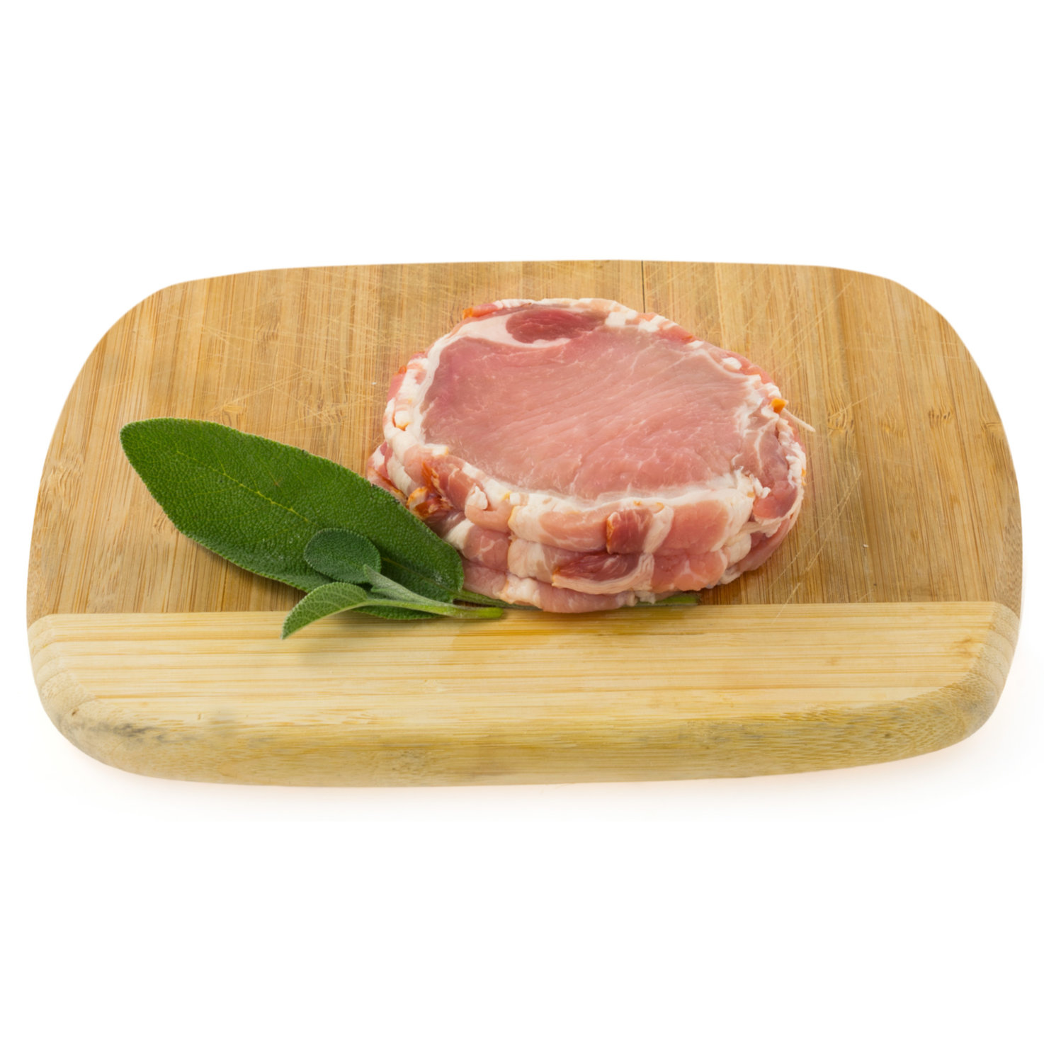 Naturafarm Schweinesteak mit Bratspeck