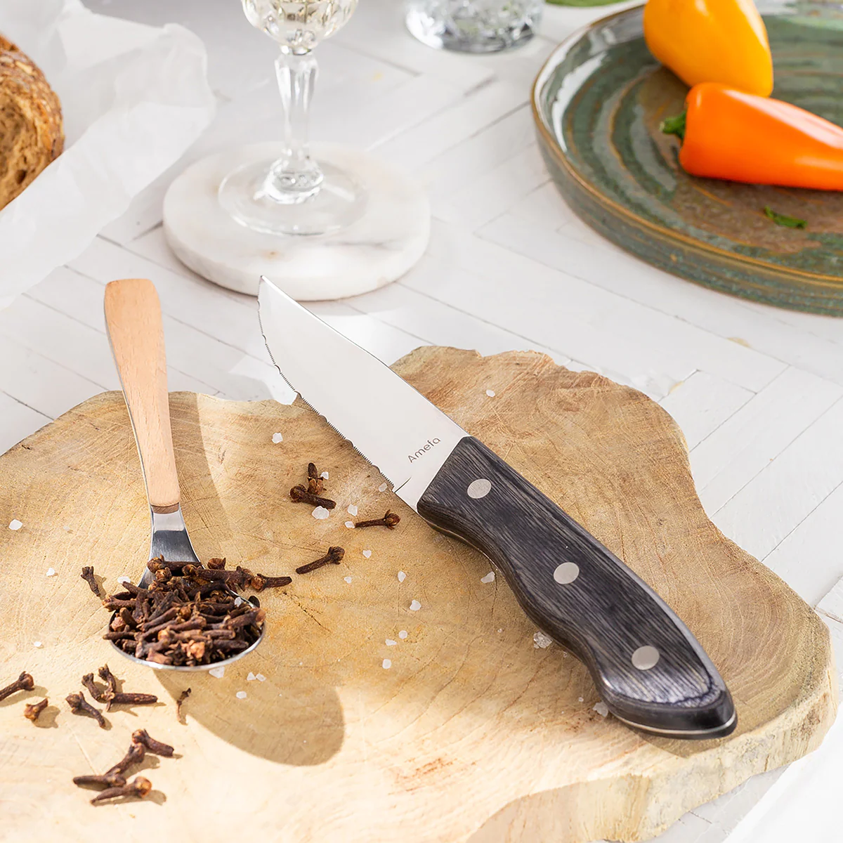 Hercule - Set 6 couteaux steak Amefa