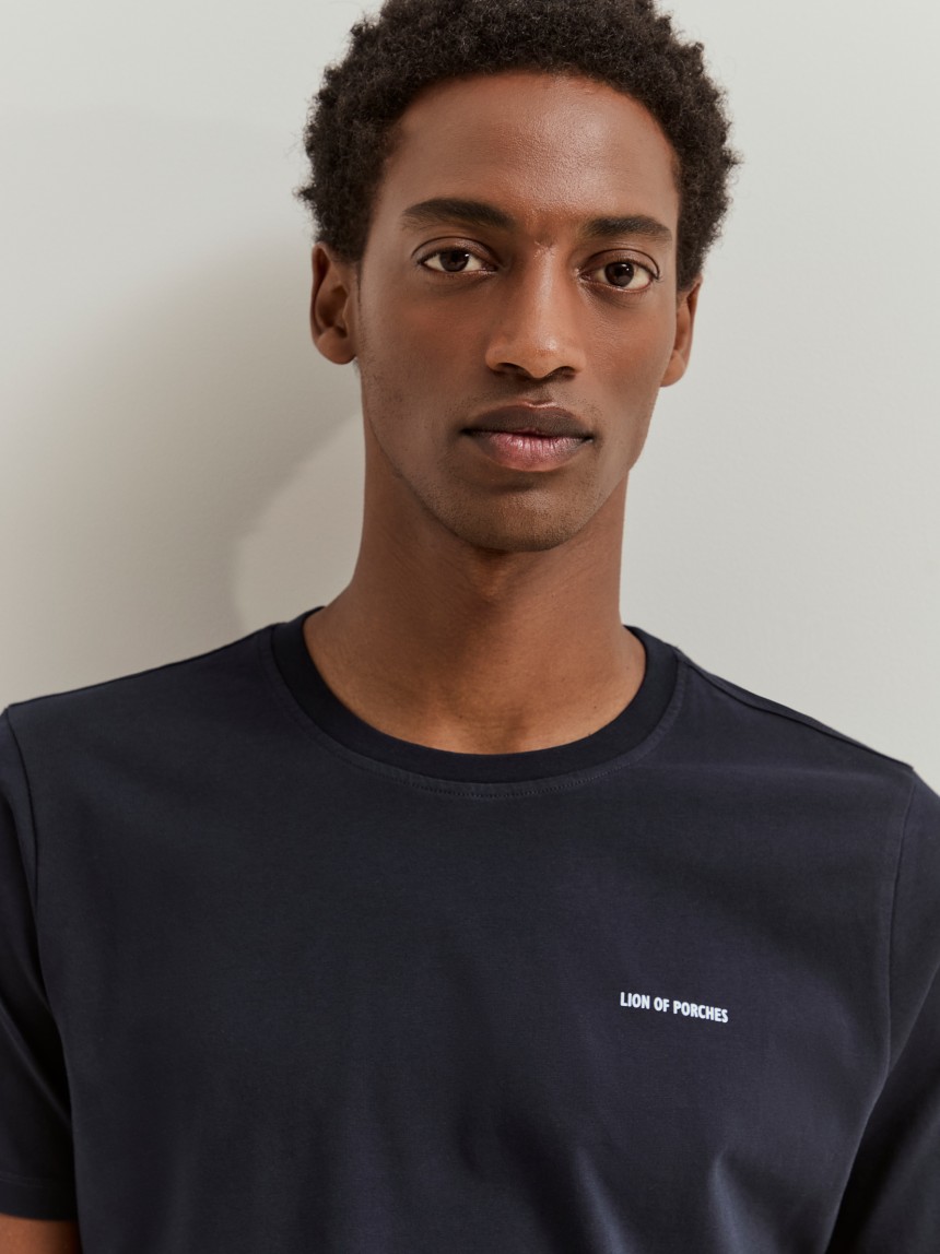 T-shirt de manga curta em algodão
