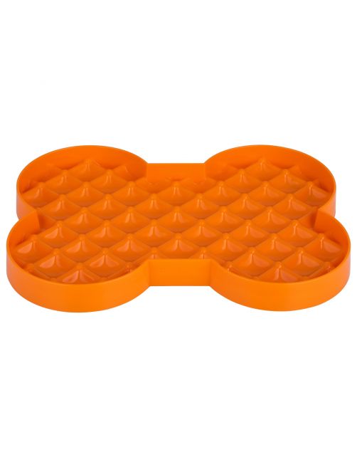 Lickimat Slodog - Slowfeeder Voermat - Hondenvoerbak - 35x26 cm Oranje