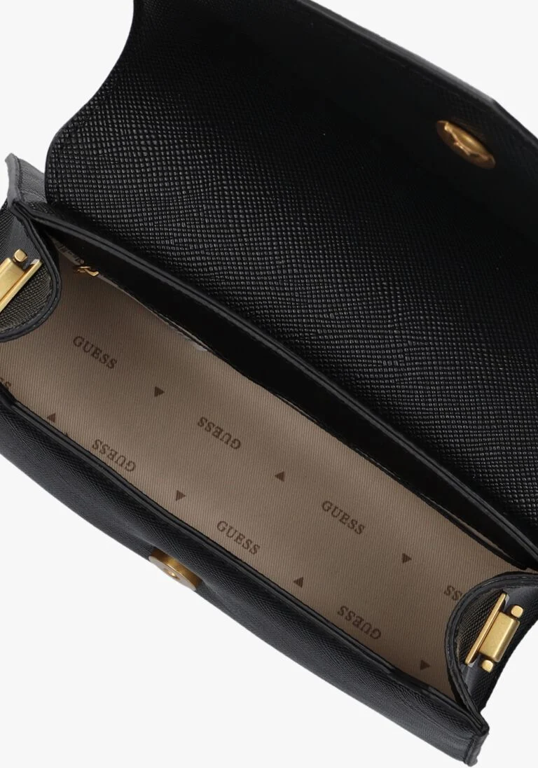 GUESS zwarte guess schoudertas lossie crossbody flap