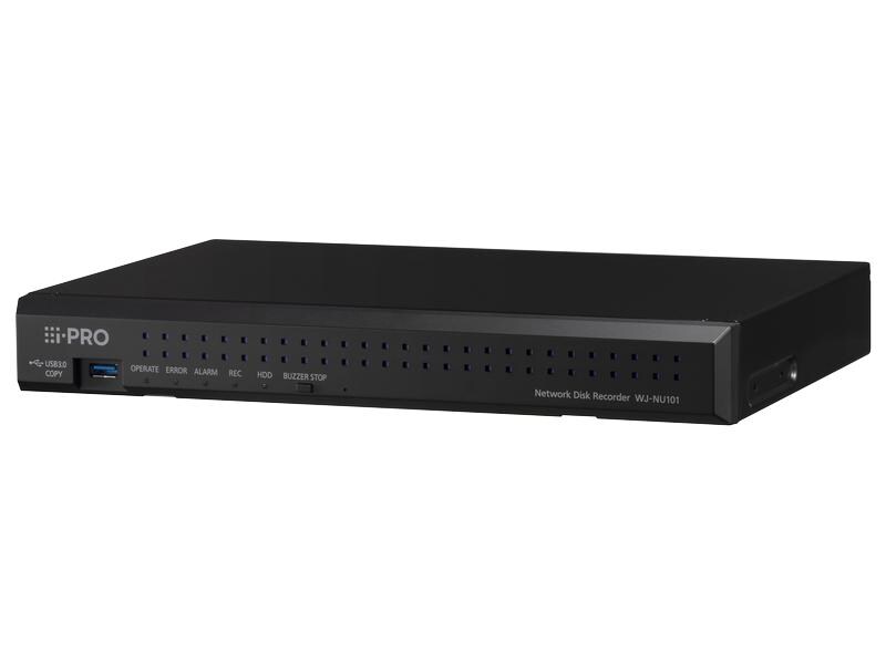 i-Pro Netzwerkrekorder WJ-NU101KG 4 Kanal ohne HDD Neue NVRs mit höherer Sicherheitsstufe und einfacher Installation mit integriertem PoE  Switch