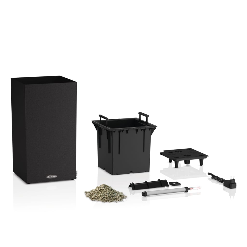 Jardinière canto stone 30 led high all-in-one 30x30 cm