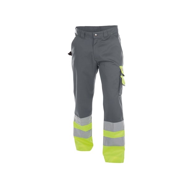 Dassy® omerha high visibility arbejdsbukser, grå og gul