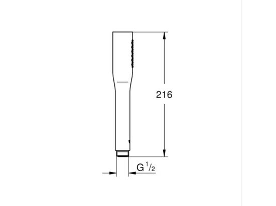 GROHE Douchette 1 jet Euphoria Cosmopolitan