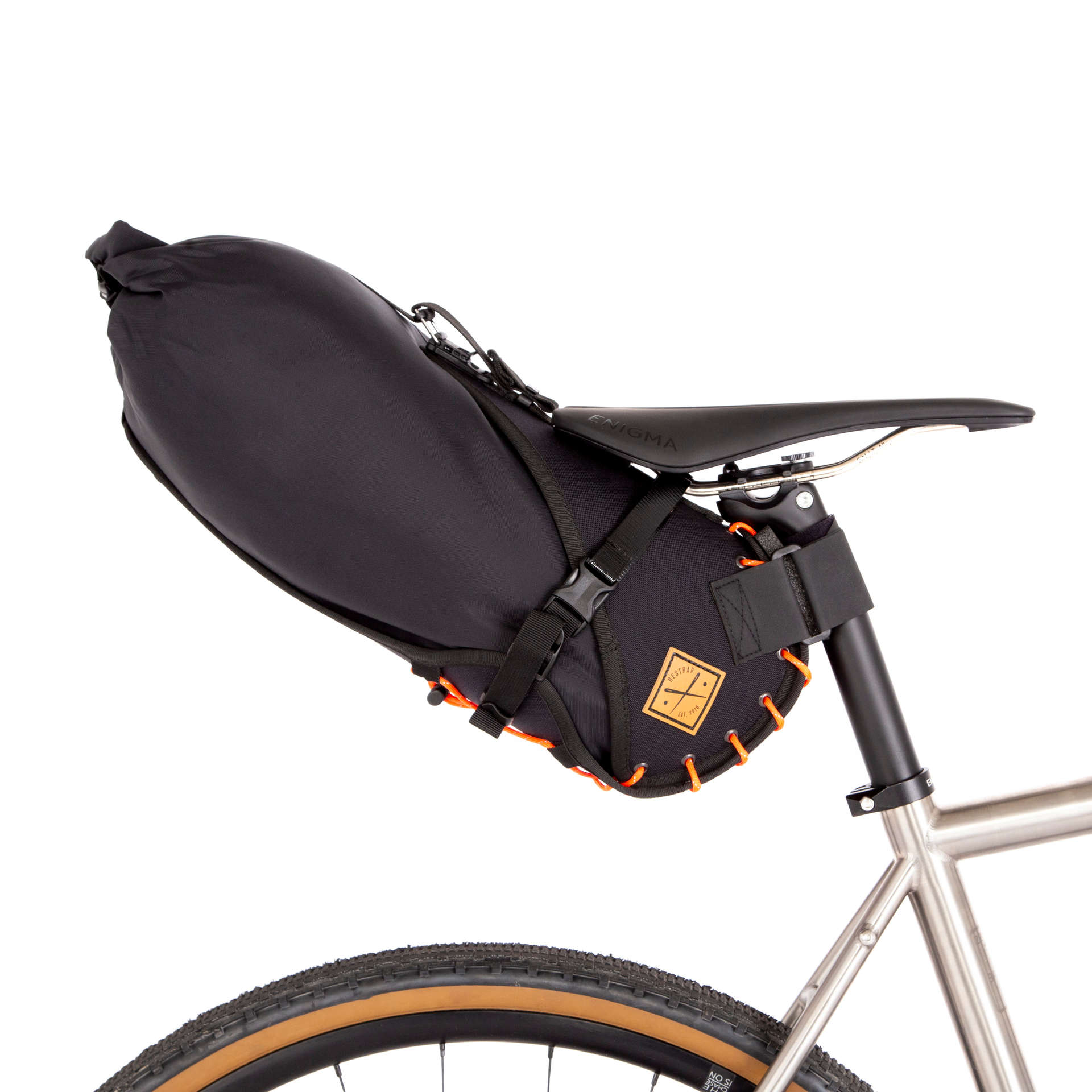 Restrap Saddle Bag Small 8 Liter Oranje/Zwart