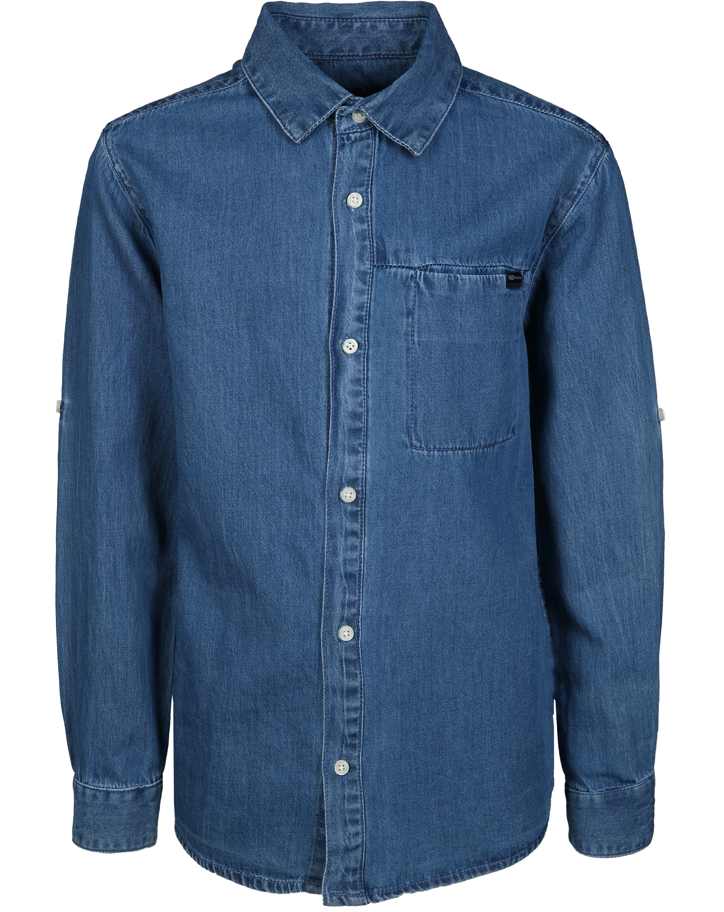 Langarm-Hemd DENIM in jeans