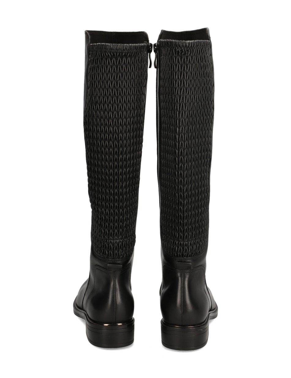 Glattleder Stiefel