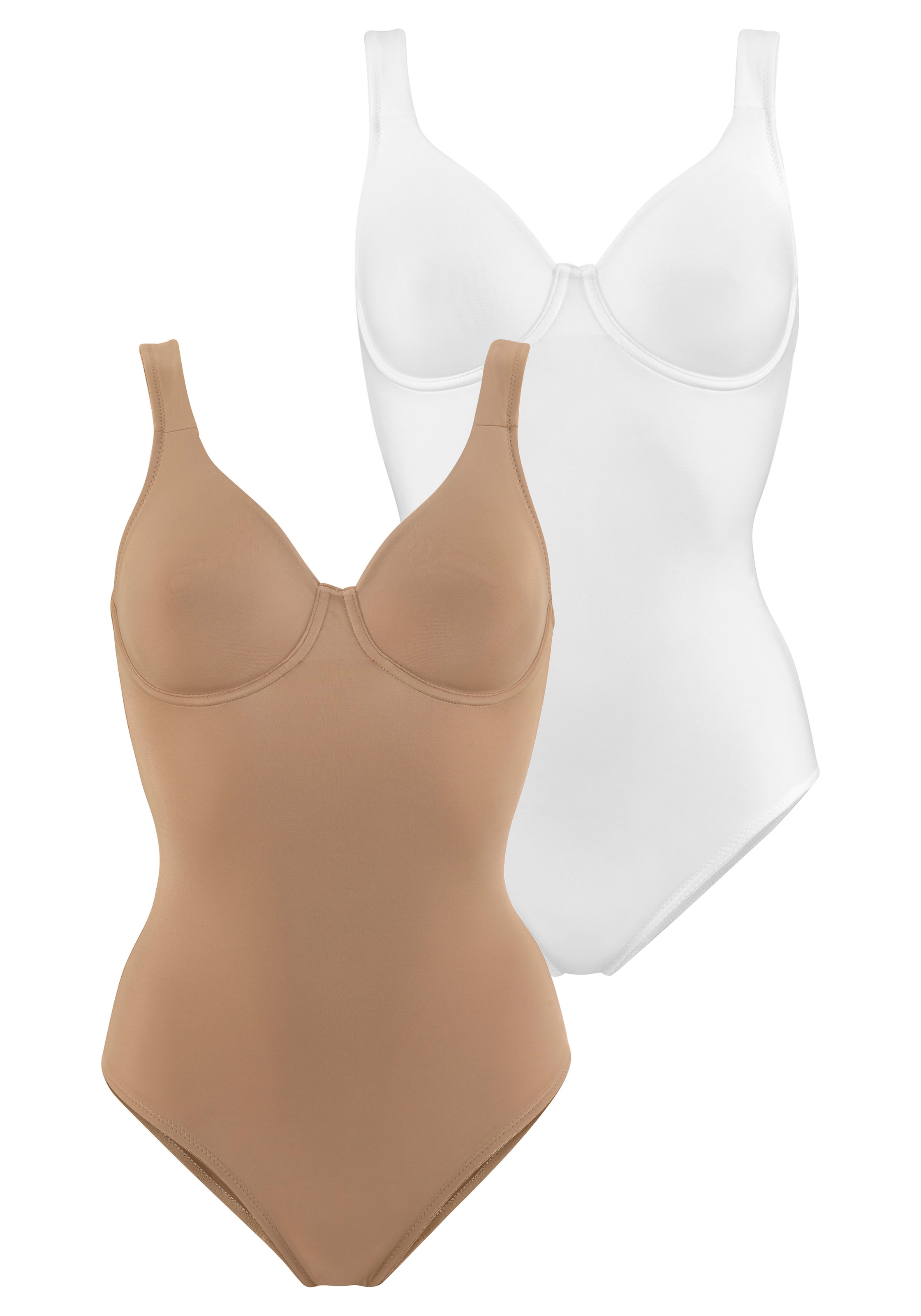 Nuance T-Shirt-Body , mit Bügel,  mit bodyforming Effekt, Shape wear Body, Shaping Body