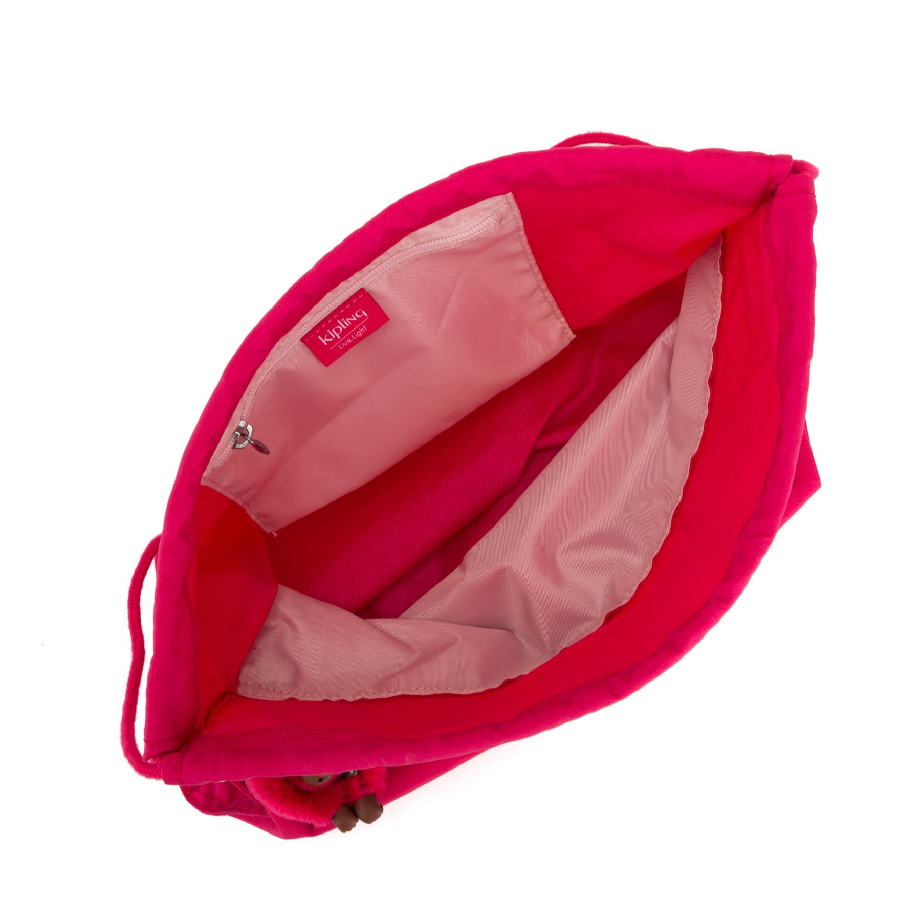 SUPERTABOO Sac moyen avec cordon de serrage - True Pink