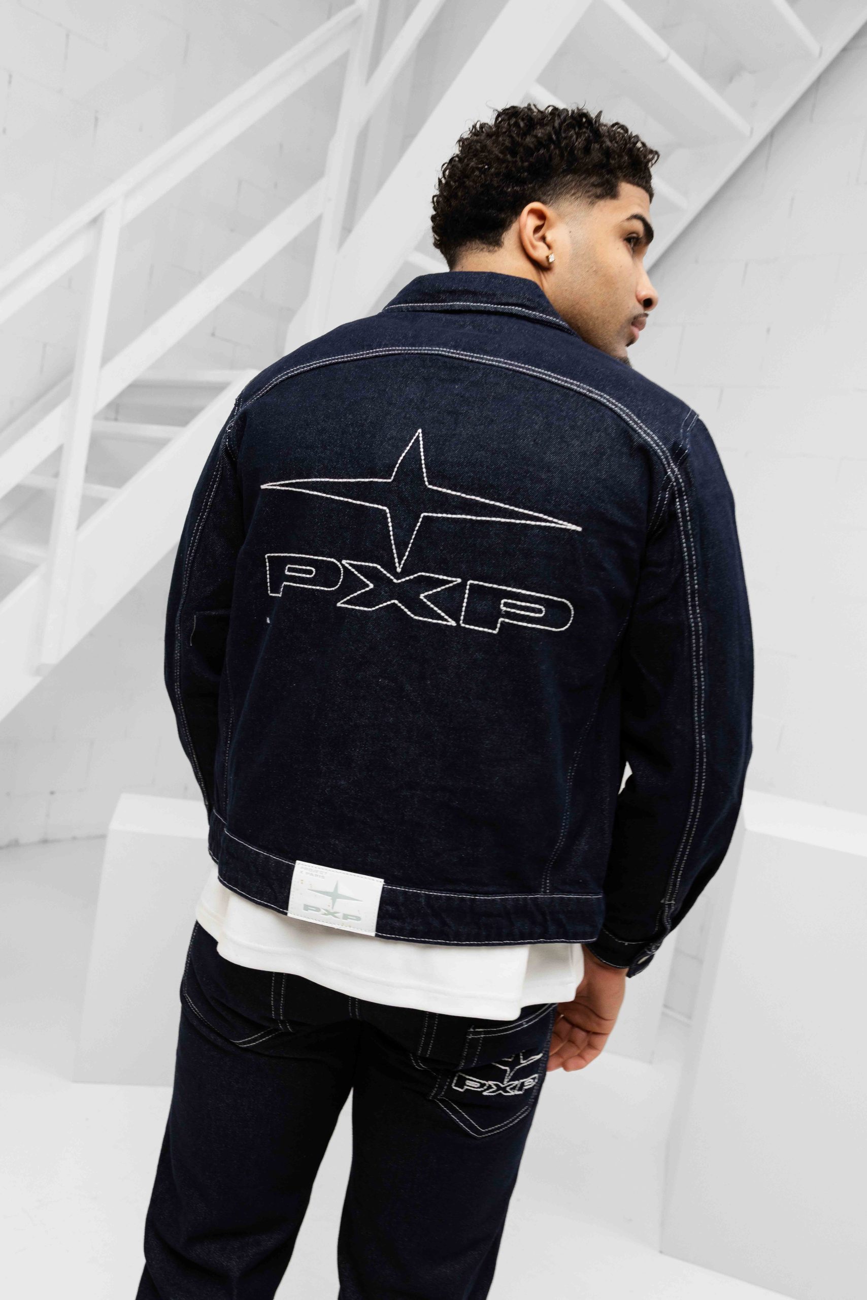 Project X Paris Knockout Denim-Set Heren Donkerblauw