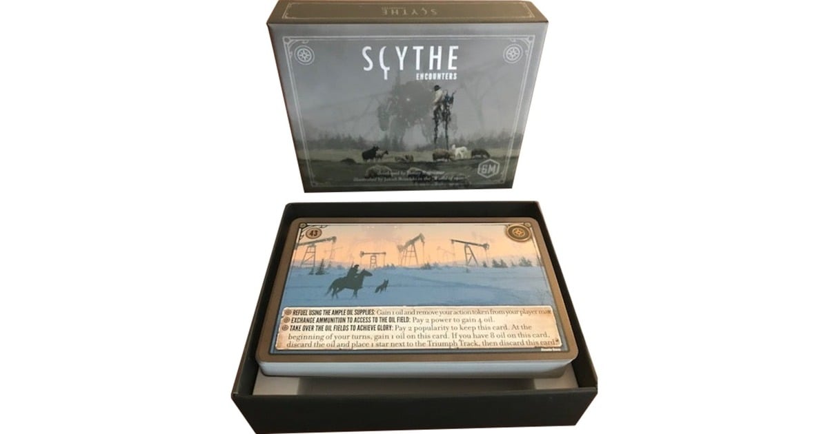 AsmodeeScythe - Encounters Bordspel  (Engels, Uitbreiding, 1 - 5 spelers, 90 - 115 minuten, Vanaf 14 jaar)