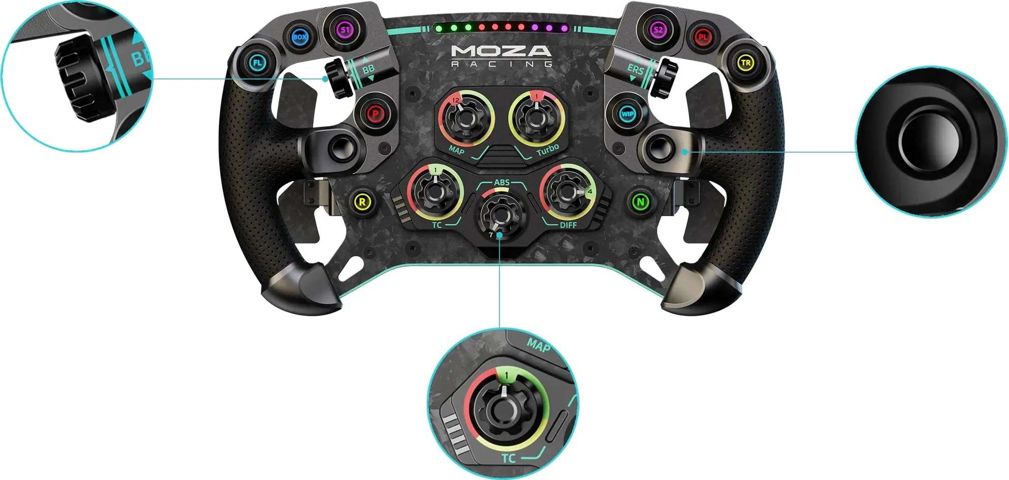 Moza Racing GS V2P GT Volants gaming
