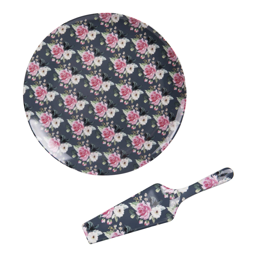 Coffret plat à tarte avec sa pelle Lily 31 cm Table passion